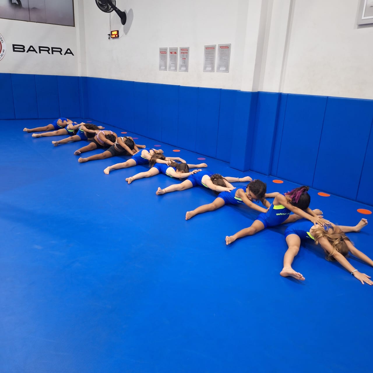 Turma de ginástica artística da GBSJDR